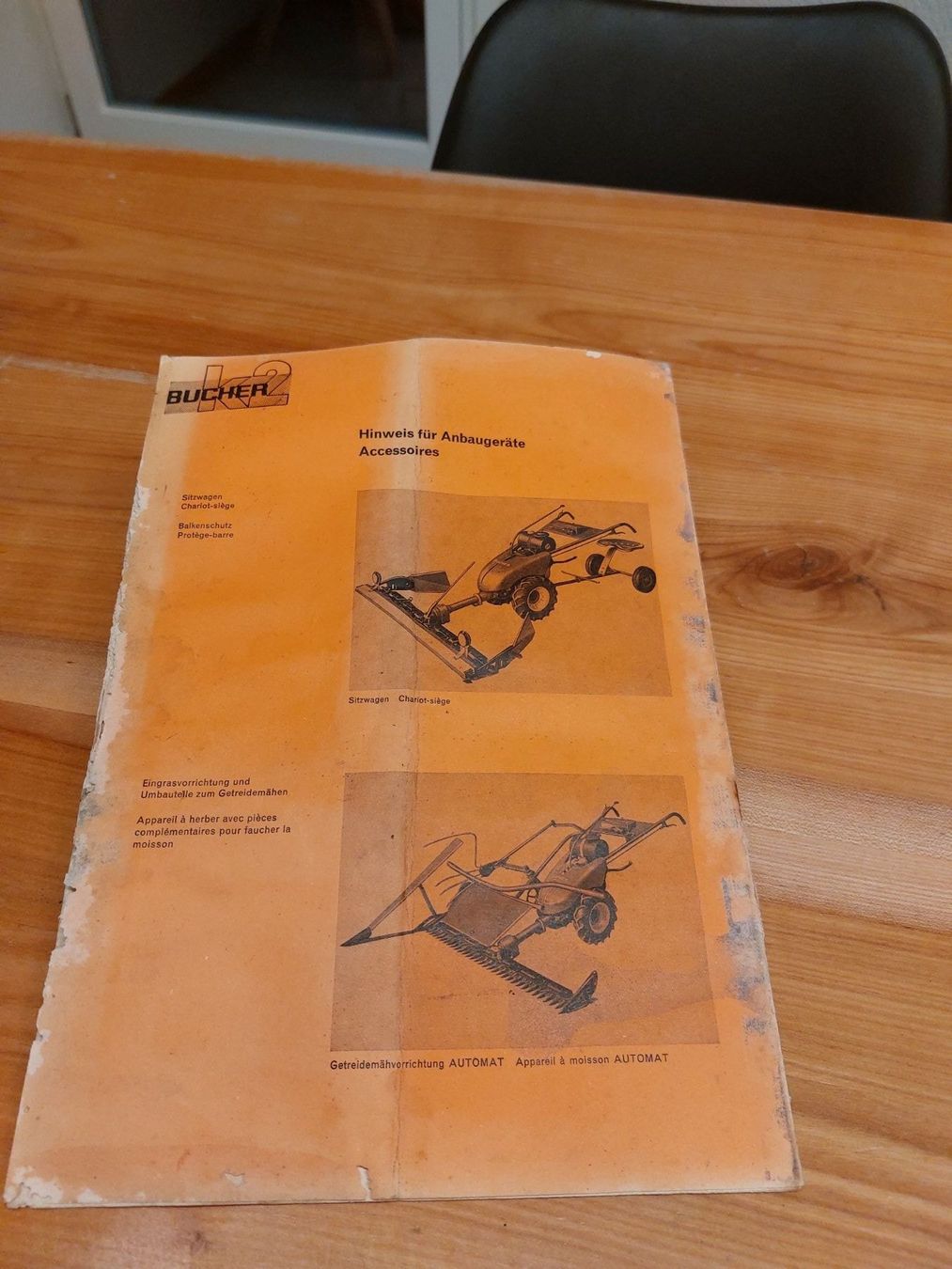Bucher Documenti: Alter Bucher Guyer k21964 Prospekt – Usato da Ganterschwil venduto da HeidiuPeter 8