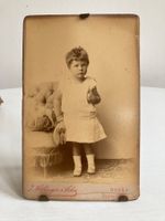 Fotoporträt J. Höflinger & Sohn, Basel, 1885, Kabinettkarte