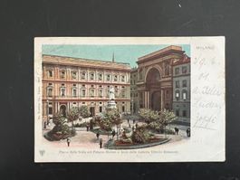 AK 1901 Litho Milano Scala   Italien  (G339)