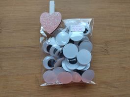 30 stk Wackelaugen 20mm neu