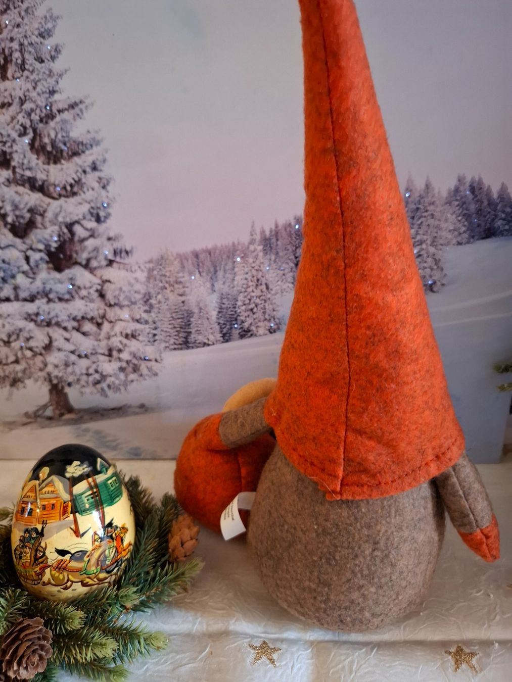 Alle Dekorationen: 2 WICHTEL MIT KLANG - EI WINTERMOTIV – Neu (gemäss Beschreibung) aus Gretzenbach von schibaya 8