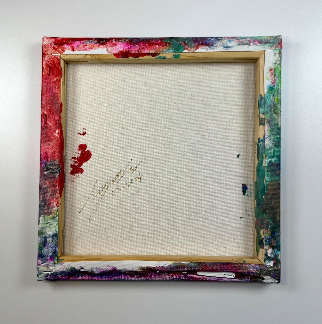 Dipinti: Acryl-Flüssigmalerei, quadratisch – Usato da Schlieren venduto da MayaSheng1983 2