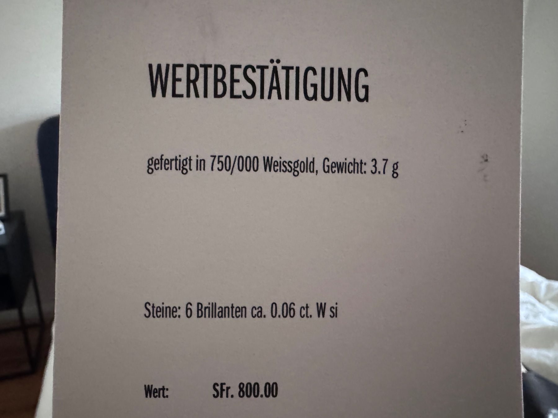 Ringe: Sternenhimmelring Weissgold mit Diamanten – Gebraucht aus Würenlingen von Ailedarimas 2