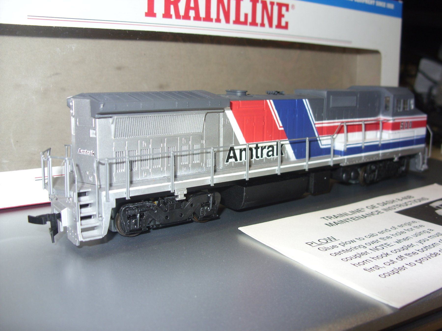 Walthers Modellini di ferrovie: Walthers Trainline H0 Amtrak GE Dash 8  DC analog – Usato da Untersiggenthal venduto da Gumel50 1
