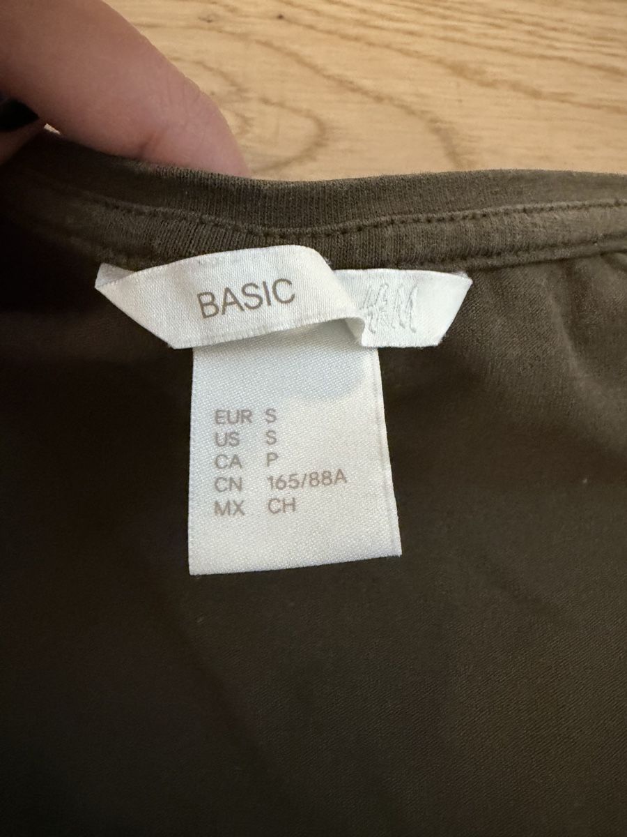 H&M Vestiti: Olive Kleid von H&M Basic, Grösse S – Usato da Schaan venduto da bar_pp72 1