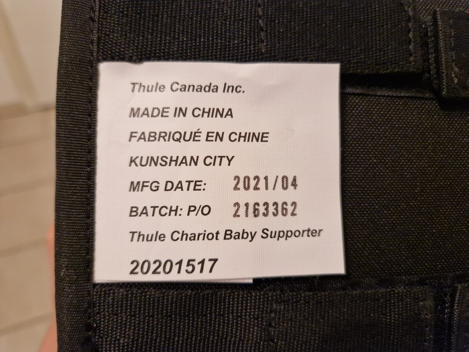 Thule Rimorchi: Thule Chariot Baby Supporter – Usato da Maur venduto da burh 1