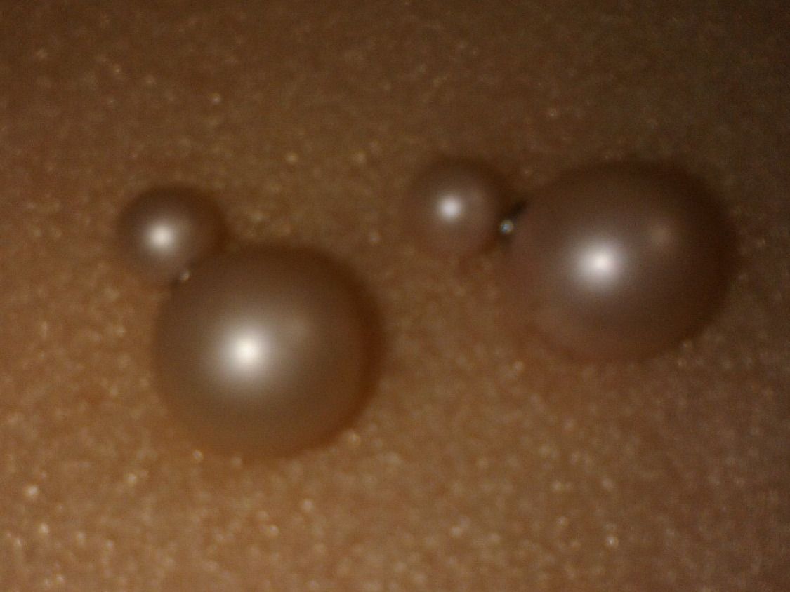 Orecchini pendenti & Orecchini a lobo: OHRRINGE MODESCHMUCK,,BEIGE FARBE,,,MATTE – Nuovo (secondo la descrizione) da Basel venduto da bijoutrie_4