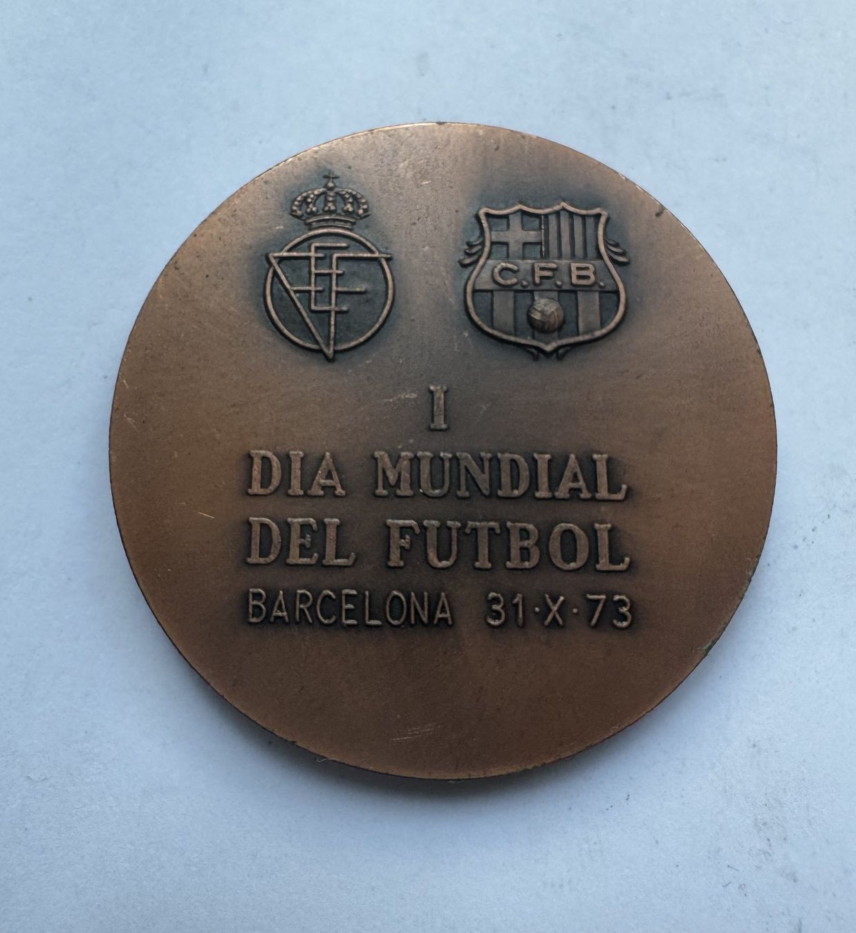 Medaillen: 1973 Medaille Fifa Barcelona – Neu (gemäss Beschreibung) aus Kirchberg SG von Z-Collection 1