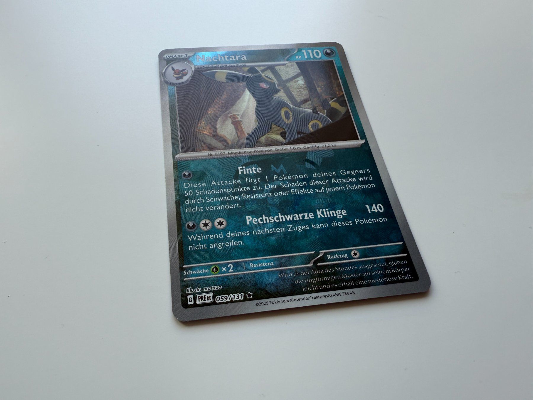 Pokémon Sammelbilder & Trading cards: Umbreon MASTERBALL Prismatic Evolutions Nachtara DE Pokemon – Neu (gemäss Beschreibung) aus Zürich von dren 1