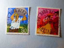 1981 Europa Marke 654 - 655 Ersttag Vollstempel