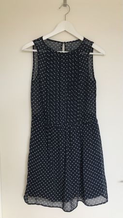 ZARA- Sommerkleid mit Punkten S