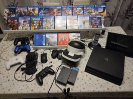 2 Playstation 4 Konsolen + Zubehör 