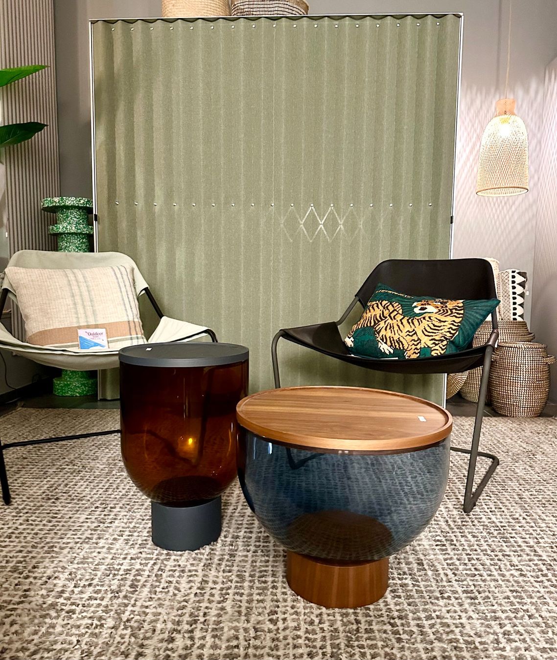 Comodini: Design Beistelltisch, Sidetable, Muranoglas mit Holz Tablett – Nuovo (secondo la descrizione) da Zürich venduto da Robinejoya 7