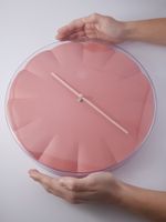 Sweet Uhr Wanduhr Rosa Rot Plastik