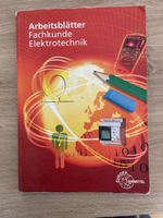 Arbeitsblätter Fachkunde Elektrotechnik guter Zustand
