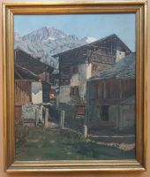 Fritz Müller Öl auf Holz Zürich Künstler unsigniert
