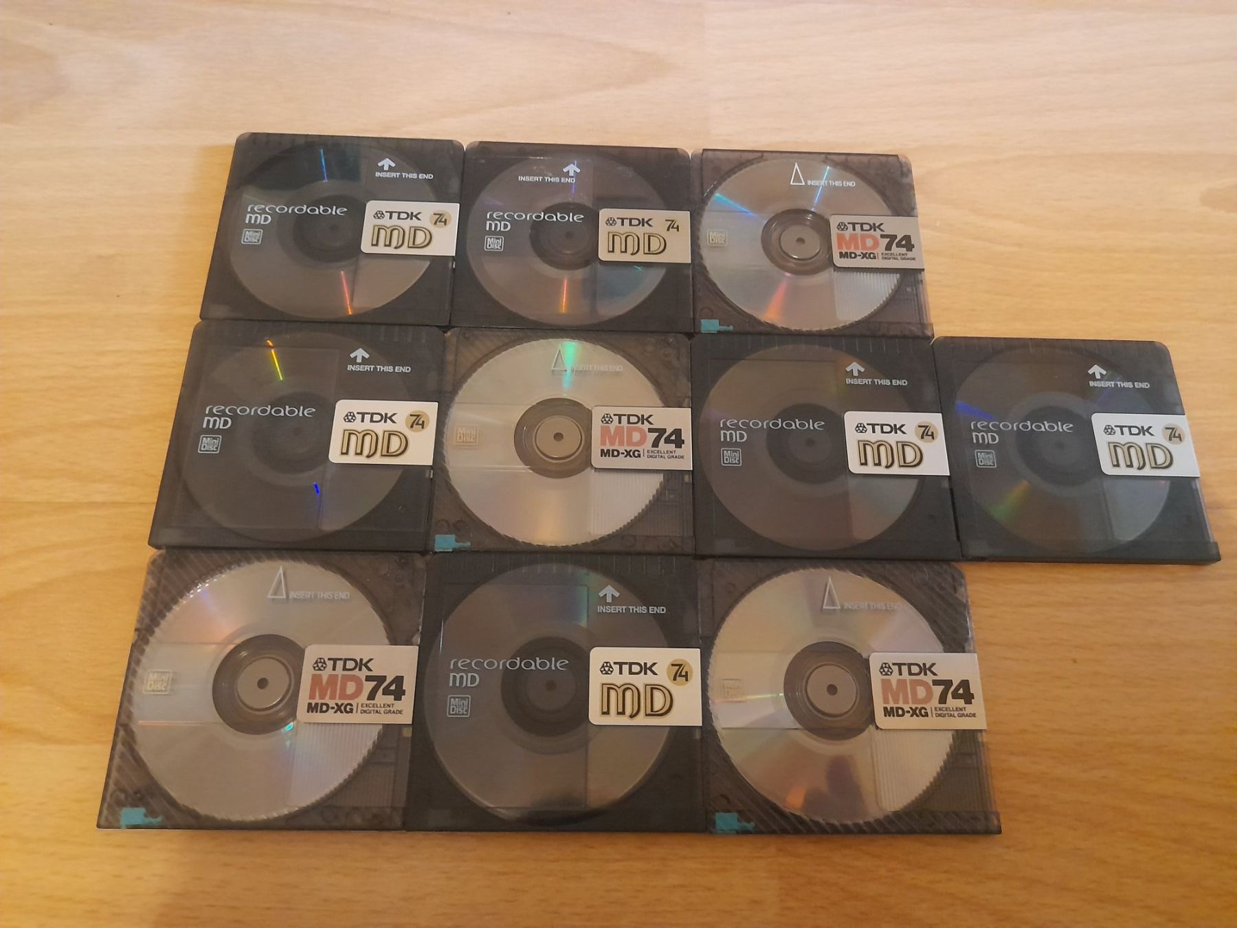 TDK Minidisc: 10 TDK Mini Disc MD74 (bespielt) – Usato da Lustmühle venduto da chevi03