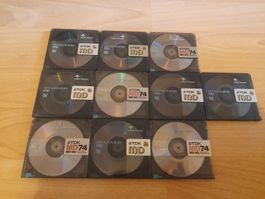 10 TDK Mini Disc MD74 (bespielt)