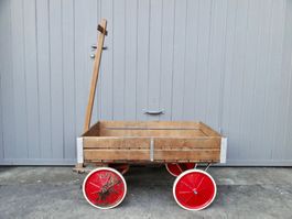 WISA GLORIA Holz Leiterwagen Bollerwagen Handwagen Wagen