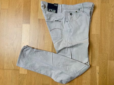 G-STAR ARC 3D SLIM COJ W: 33 / L: 34 Herren Jeans Hose Beige