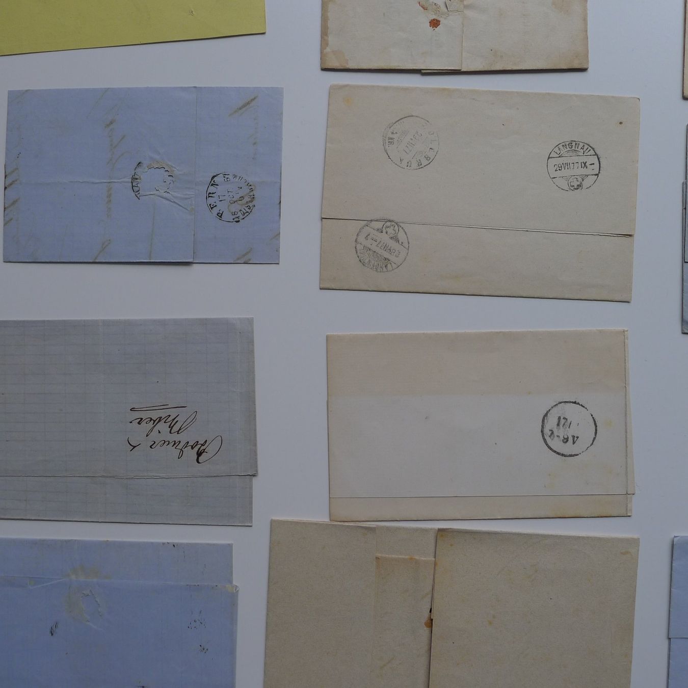 Tutti i francobolli: Sitzende Helvetia, kleine Briefe-Sammlung – Usato da Ebikon venduto da SilvioFreund 7