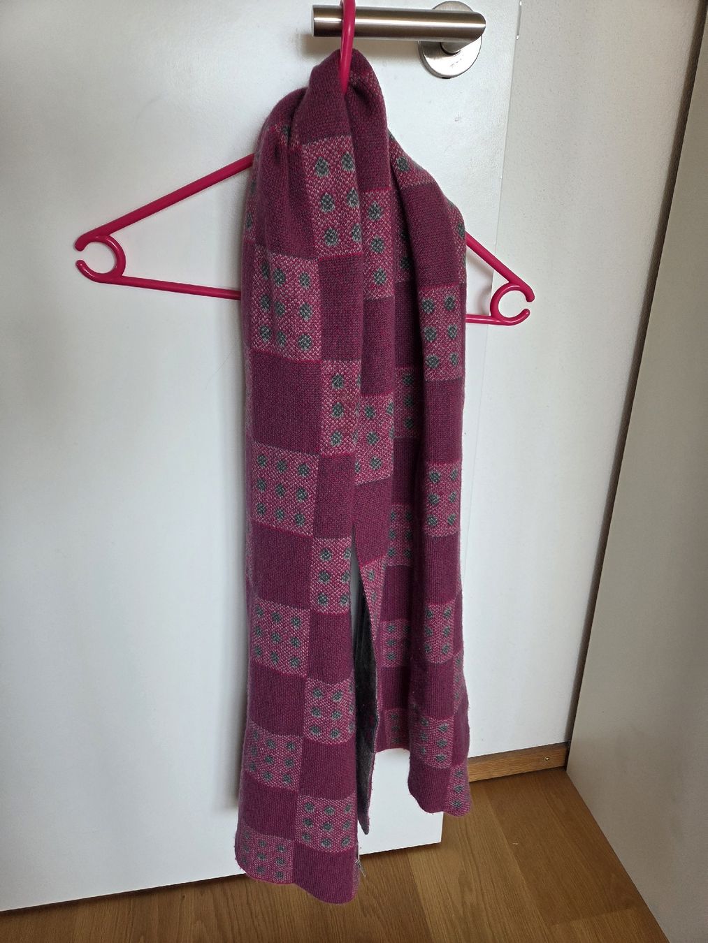 Foulard & Sciarpe: Eric Bompard Kaschmir-Seide Schal, grau-pink – Usato da Villars-sur-Glâne venduto da richardette 1