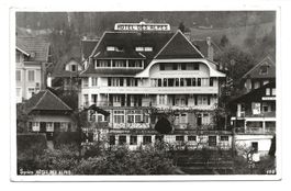 Spiez (BE) Hôtel des Alpes - echt Foto-AK - um 1940