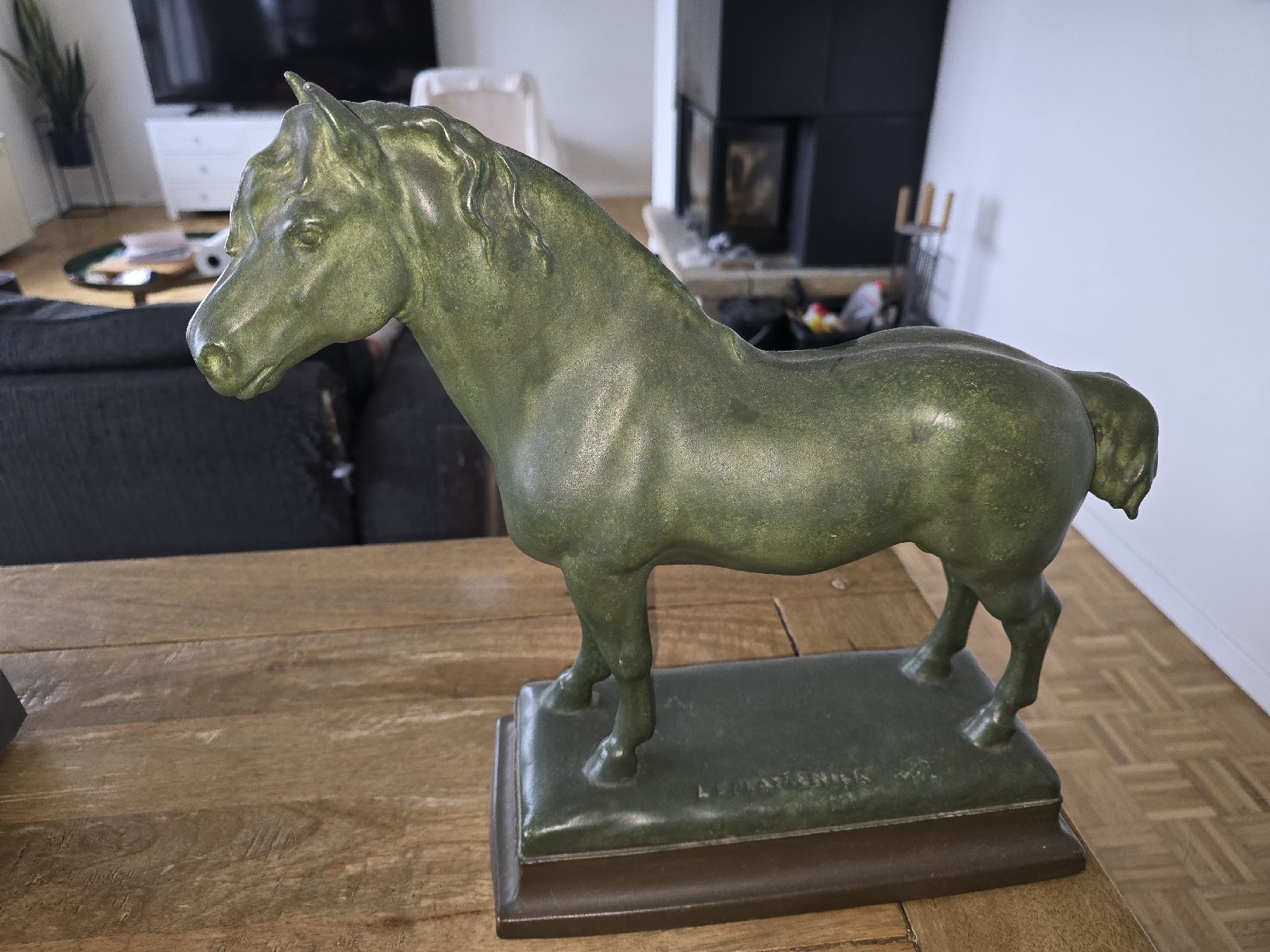 Sculture & Statue: Charles L’Eplattenier céramique originale Cheval – Usato da La Chaux-de-Fonds venduto da gilles9