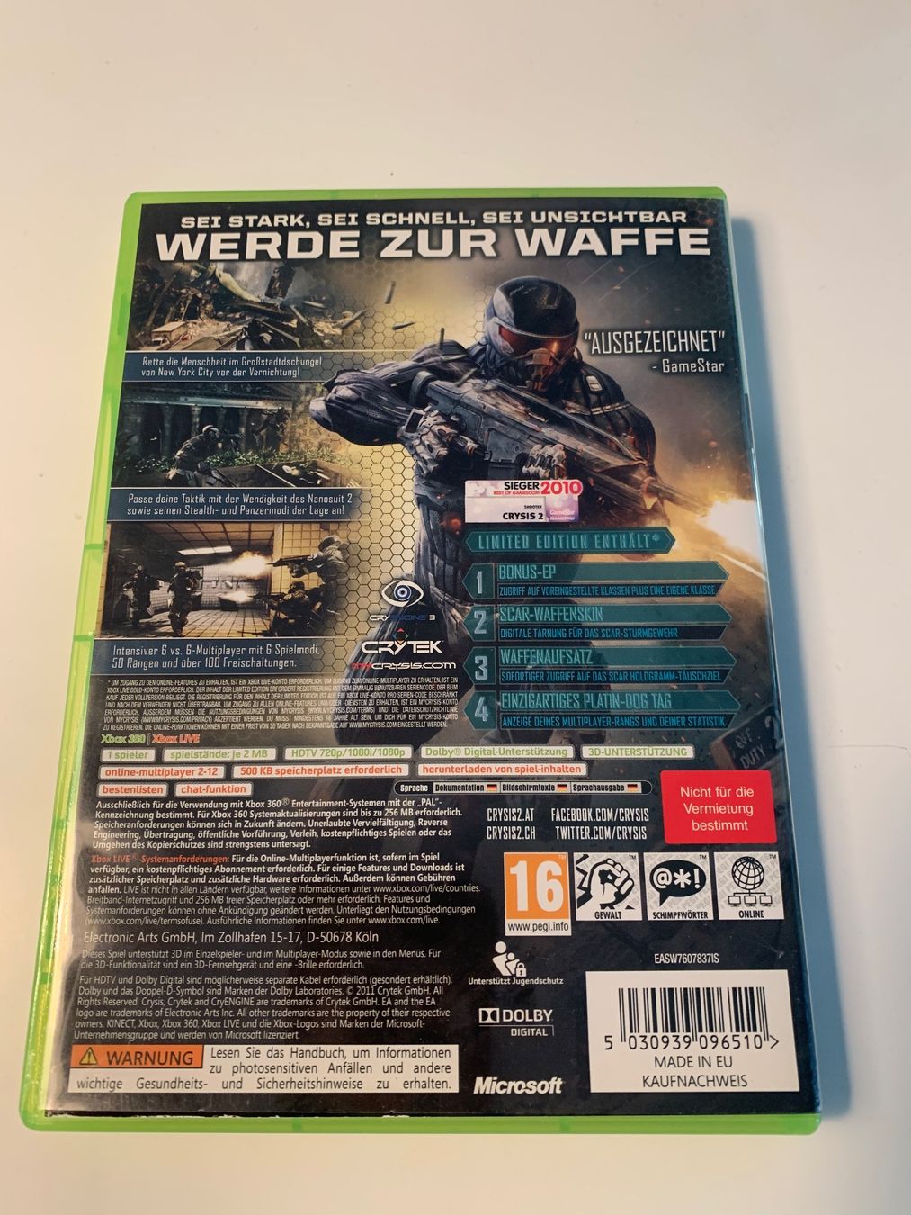 Giochi: CRYSIS 2 – Usato da Uster venduto da ywy_k8ft 1