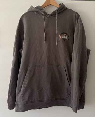 Salty Crew Hoodie Jaws White Shark