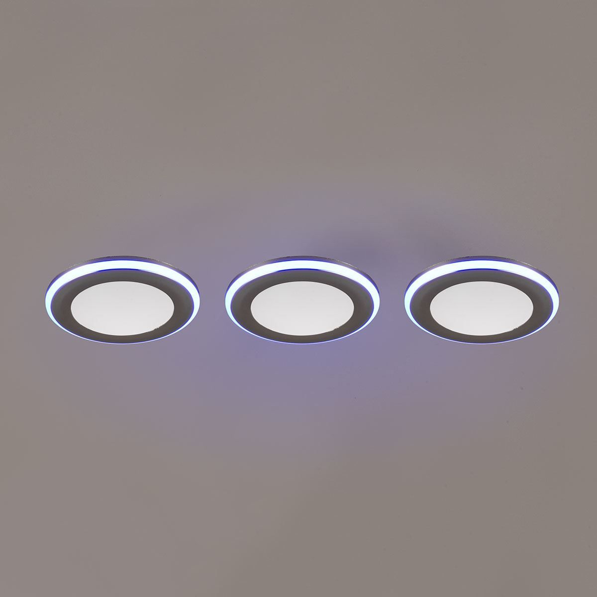 Lampade: LED Einbauleuchten, 3er Set, 8 cm Ø – Nuovo (secondo la descrizione) da Kreuzlingen venduto da Smart-Light 7