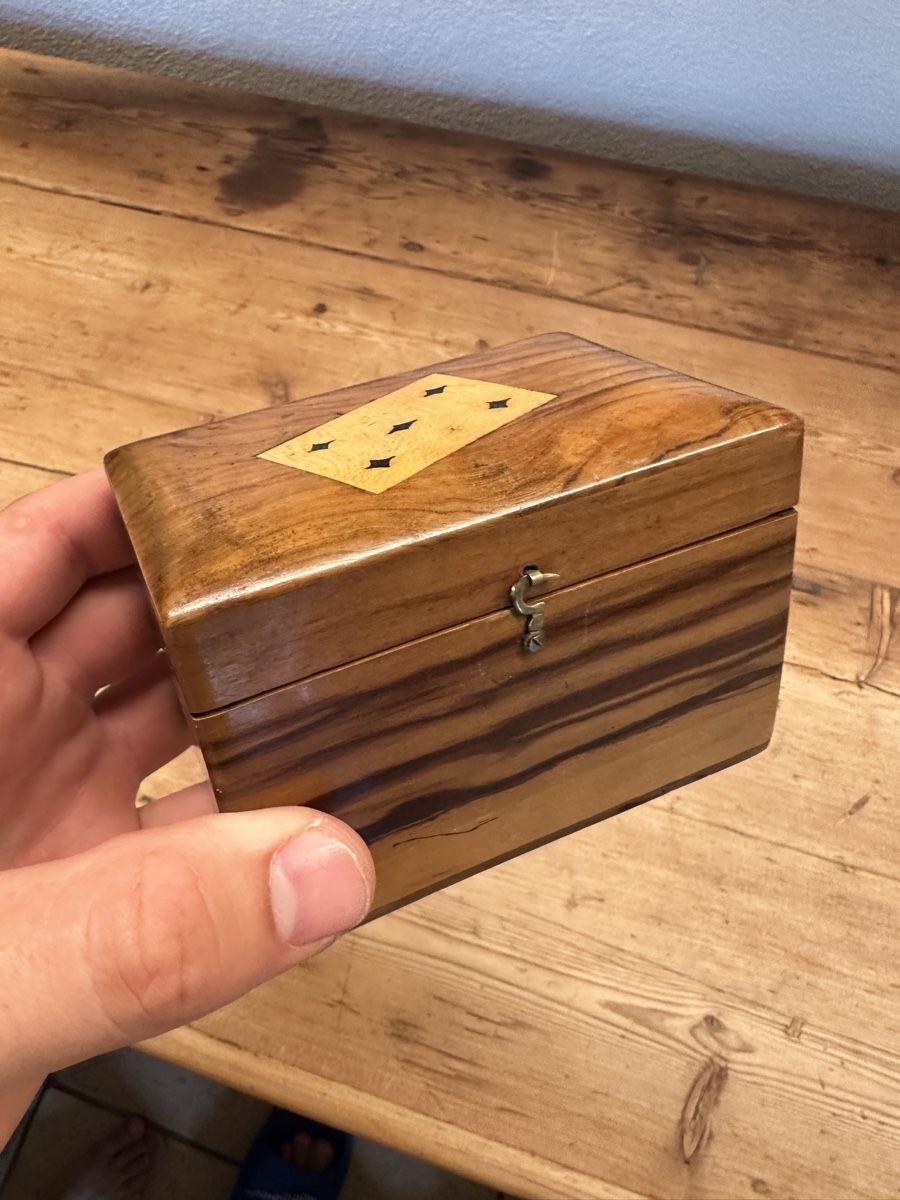 Giocattoli: Vintage Piccolo Bridge Set with Wooden Box – Nuovo (secondo la descrizione) da Seuzach venduto da Wolf936 9
