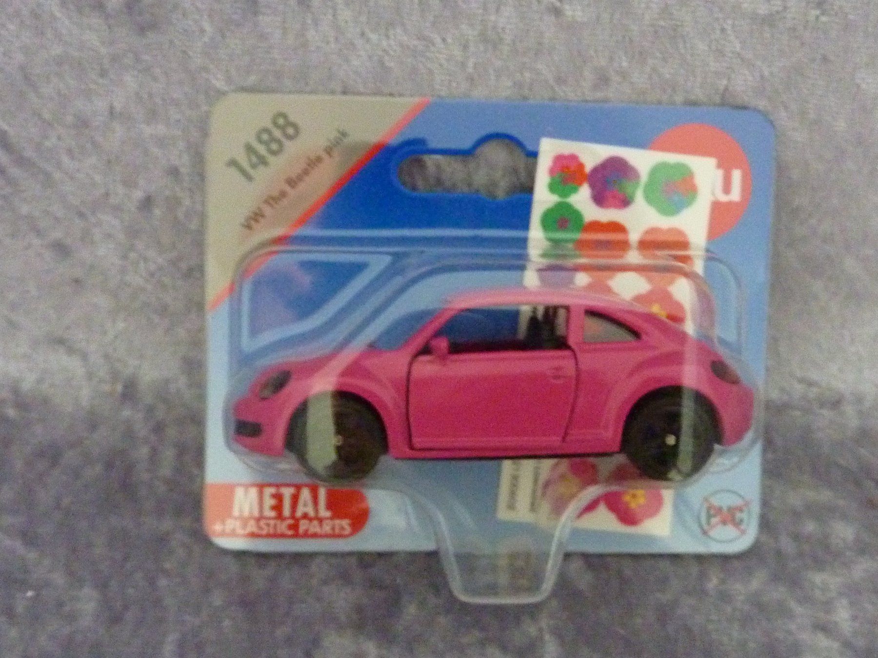 Siku Modellini d'auto: VW Beetle pink 1488 Siku – Nuovo e nell'imballaggio originale da Dürrenäsch venduto da Cobra1ch