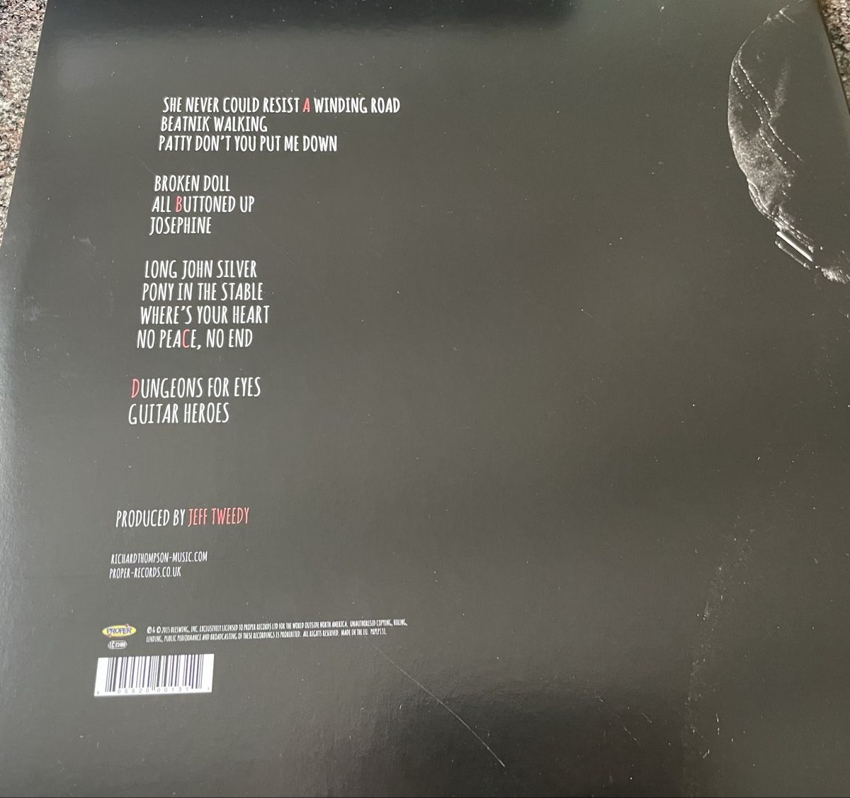 Dischi in vinile: Richard Thompson - Still - 2 Vinyl LP - 45 Audiophile – Usato da Olten venduto da Bluespapst 1