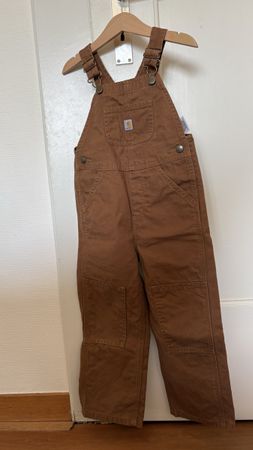 Cahartt Latzhose T4 Kinder braun Workwear