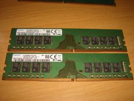 2 stück 16gb ddr4 2666 RAM für Computer.