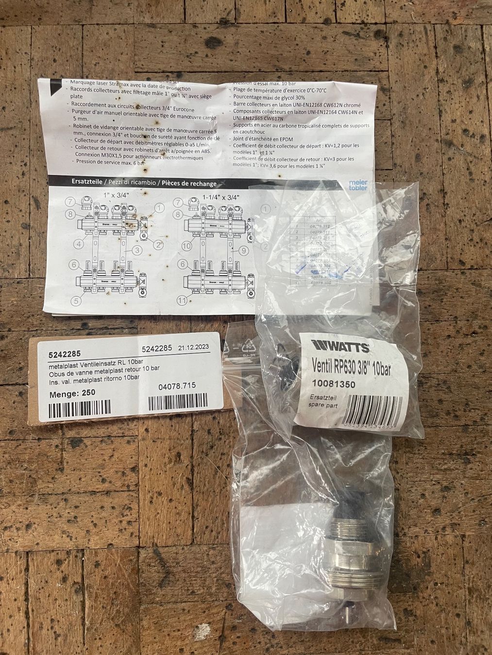 Radiatori: Metalplast Ventileinsatz Rücklauf – Nuovo e nell'imballaggio originale da Balgach venduto da Mize78 1