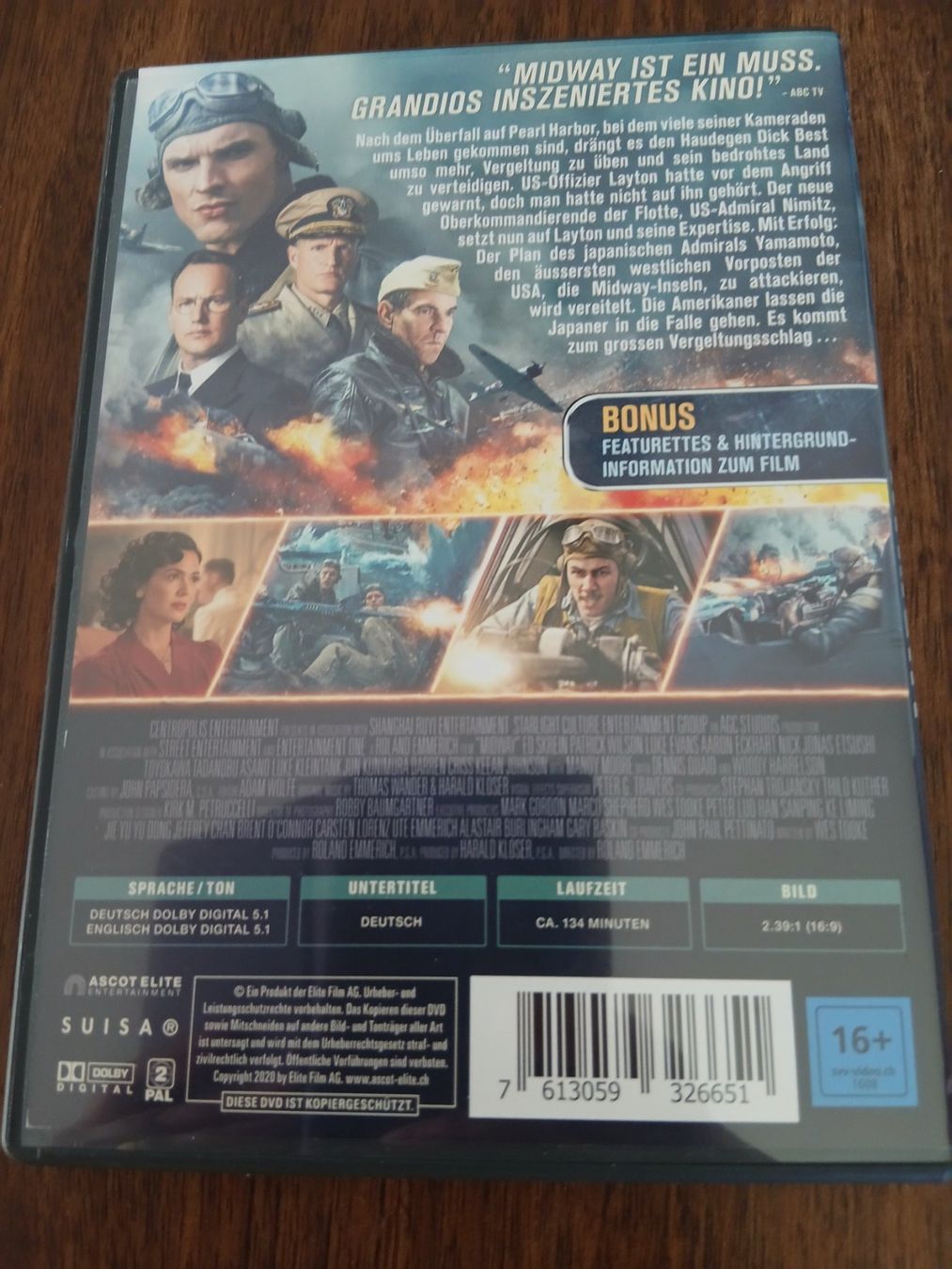 Tutti i DVDs: DVD Midway von Roland Emmerich - Action Highlight – Nuovo (secondo la descrizione) da Pfungen venduto da evala50 1