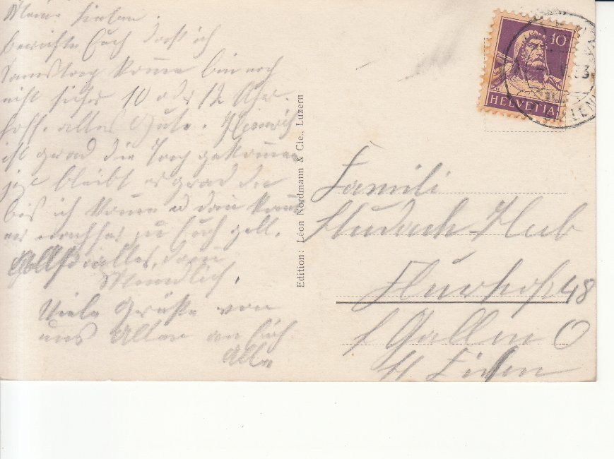 Cartoline postali: Luzern 1933 – Usato da Bürglen TG venduto da StampGraf 1