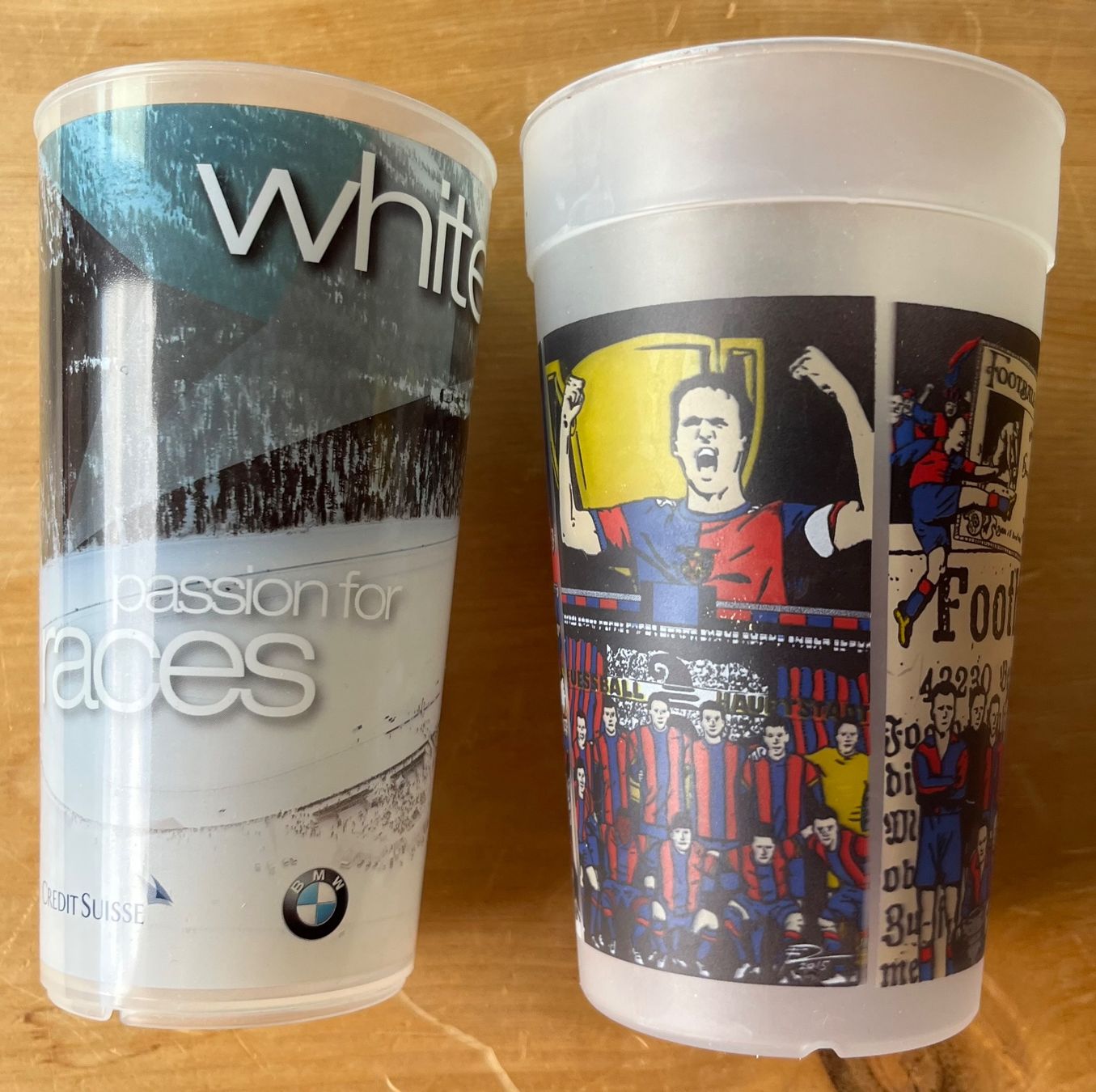 Recipients et similaires: White Turf St. Moritz + FC Basel -- 2 Trinkbecher – D'occasion à Muttenz par Golden_Times 3