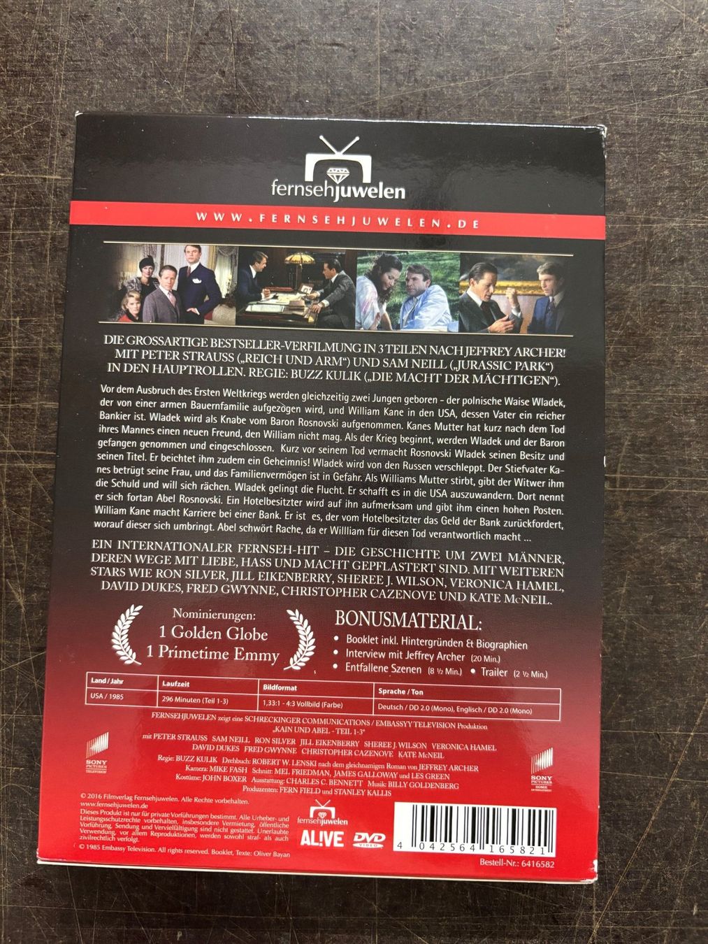 Tutti i DVDs: Kain und Abel DVD Miniserie – Usato da Basel venduto da andipfandi 1