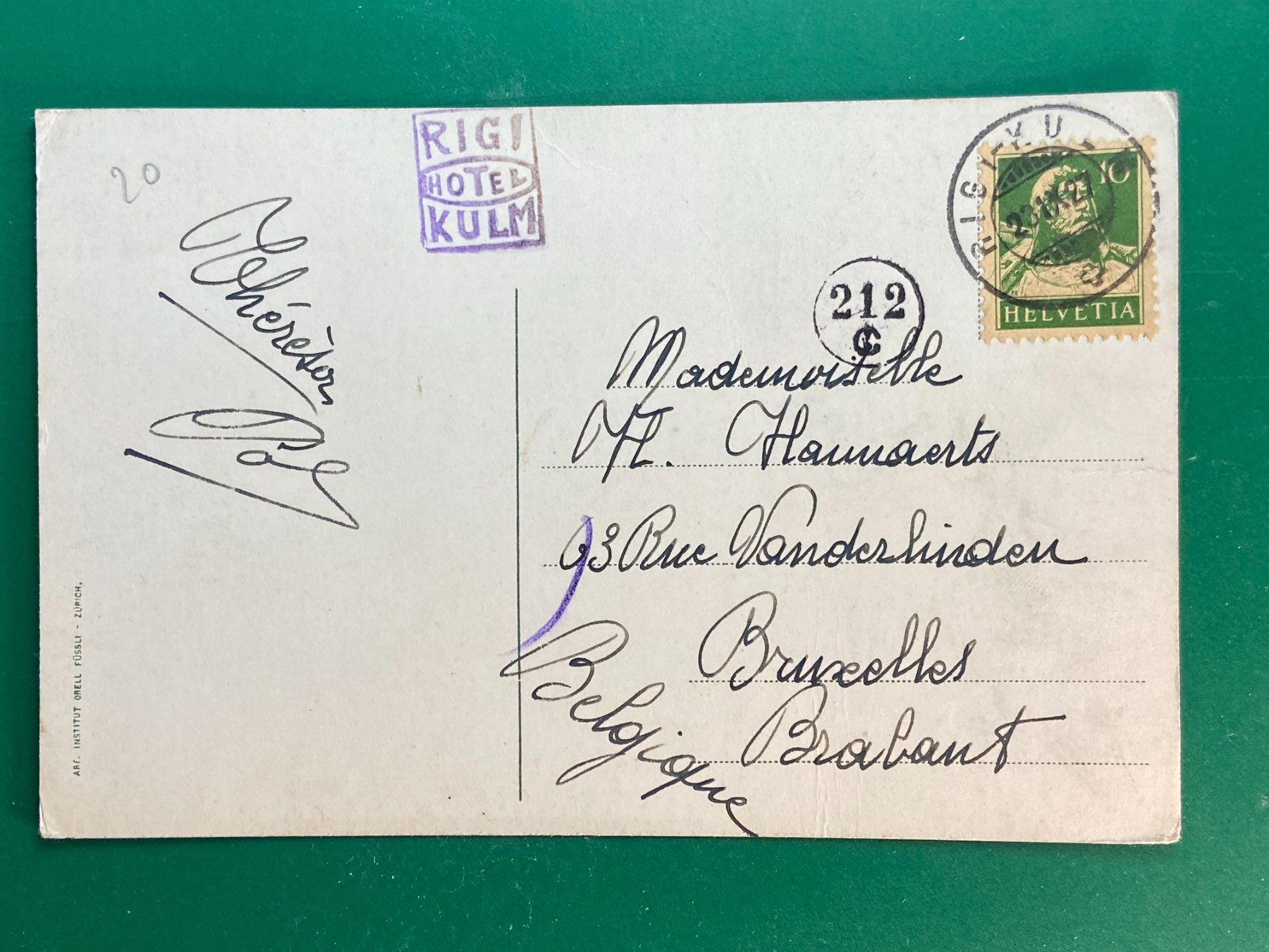 Ansichtskarten: Rigi-Kulm – Gebraucht aus Steg VS von danwer74 1