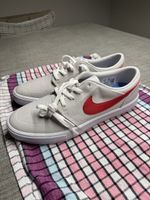 Nike sb solarsoft portmore ii grau rot gr. 42.5