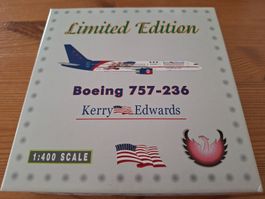 Boeing 757-236 Kerry Edwards 1:400 Limited Edition 