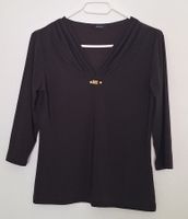 T-Shirt Langarm Braun, Grösse S