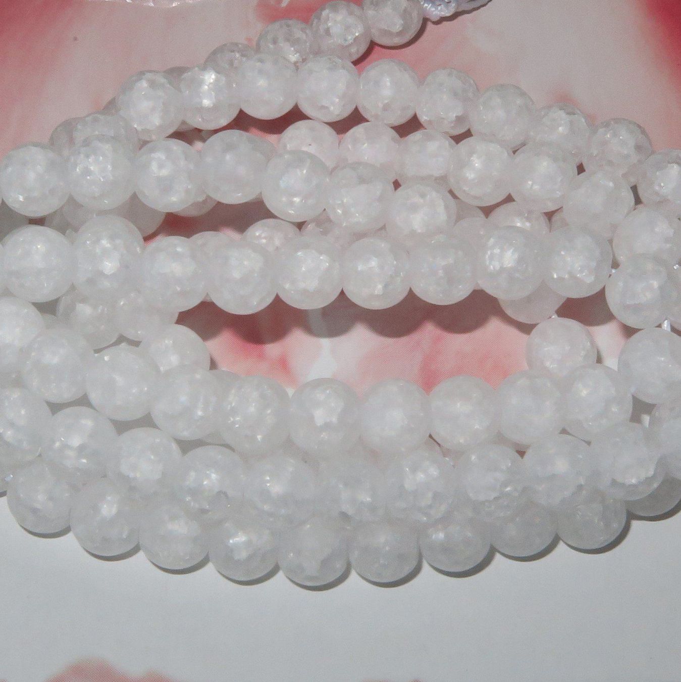 Pietre preziose: 8mm Bergkristall Strang – Nuovo e nell'imballaggio originale da Visp venduto da steinschmuckwelt 4
