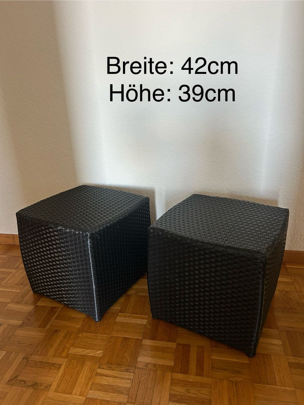 Hocker: Rattan Hocker – Neu (gemäss Beschreibung) aus Adliswil von sil_v8dy