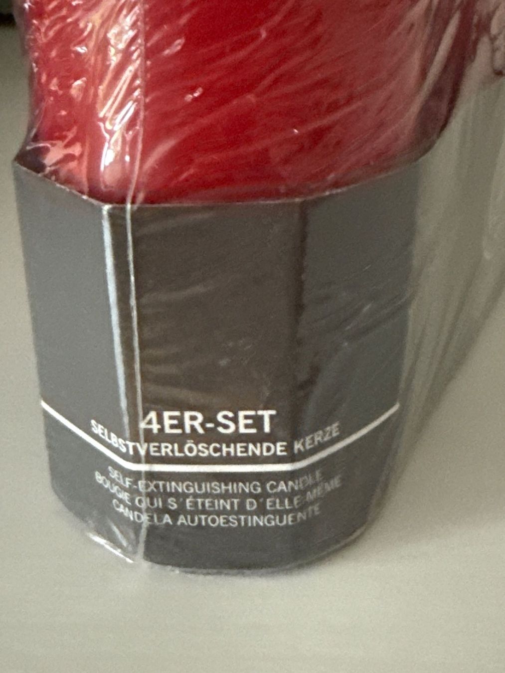 Coop Candele: NEU! 4x rote Kerzen – Nuovo e nell'imballaggio originale da Schönenwerd venduto da d.chiara 3