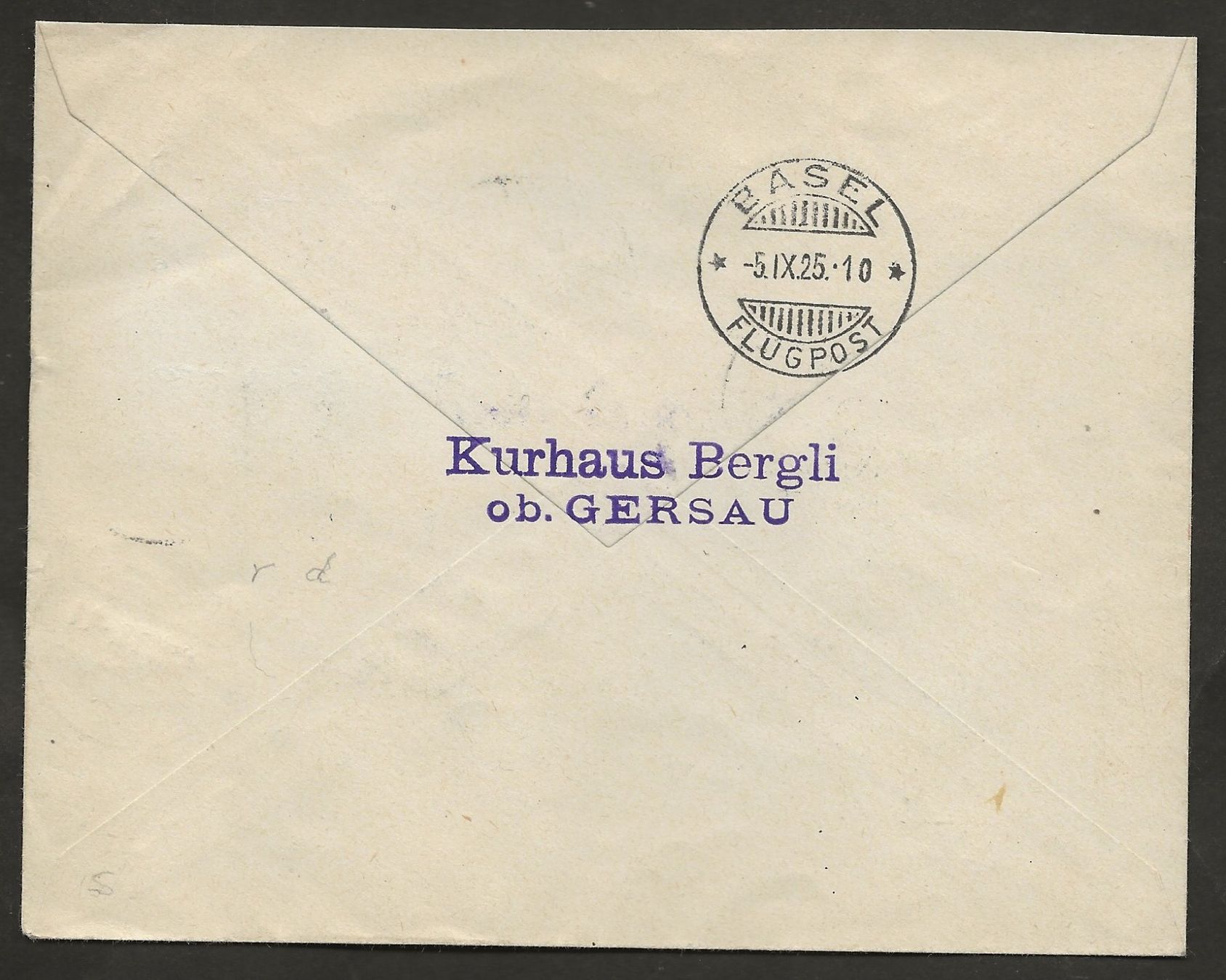 Tutti i francobolli: Flugpost 1925 Zürich Basel Gersau Luftpost – Usato da Au ZH venduto da xelagreb01 1