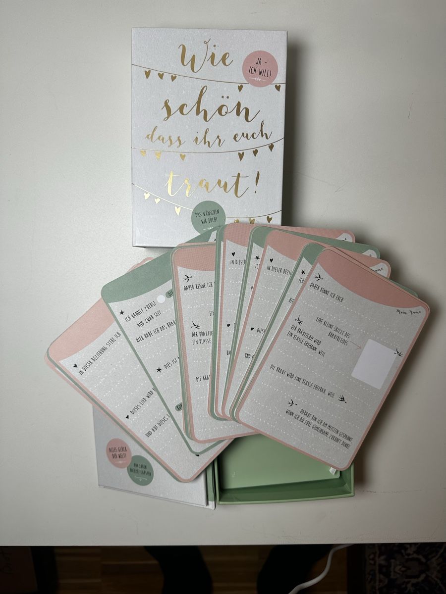 Cartes: Hochzeitskarten Set  – Neuf (Voir description) à Zürich par perleffekt91